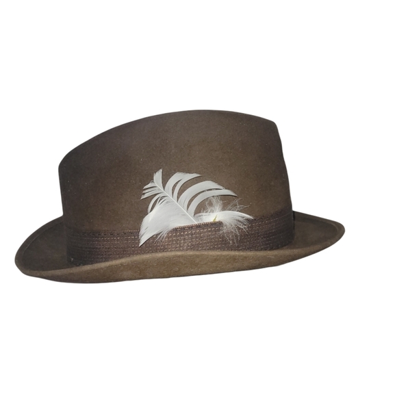 Vintage Biltmore Rideau Brown Felt Fedora Hat - Picture 2 of 12